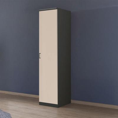 Rauch Celle Super 47cm 1 RH Door Wardrobe - Metallic Dark Grey and Champagne