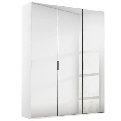 Rauch Miramar Type-5 151cm 3 Door Mirrored Wardrobe - Alpine White