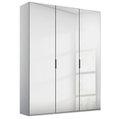 Rauch Miramar Type-5 151cm 3 Door Mirrored Wardrobe - Silk Grey
