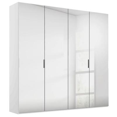 Rauch Miramar Type-5 201cm 4 Door Mirrored Wardrobe - Alpine White