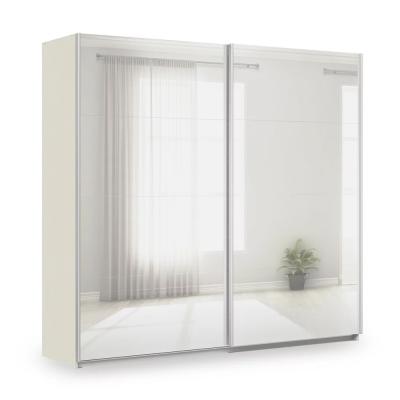 Rauch Miramar Type-3 226cm 2 Door Mirrored Sliding Wardrobe - Champagne