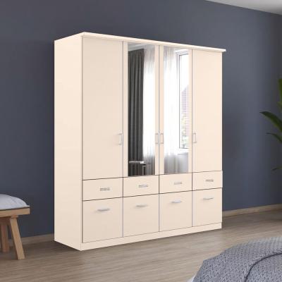Rauch Celle Matt 181cm 4 Door Combi Wardrobe - Champagne