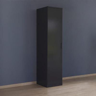 Rauch Celle Matt 47cm 1 LH Door Wardrobe - Metallic Dark Grey