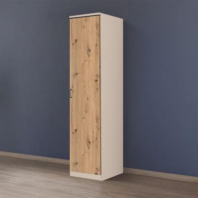 Rauch Celle Matt 47cm 1 RH Door Wardrobe - Champagne and Artisan Oak