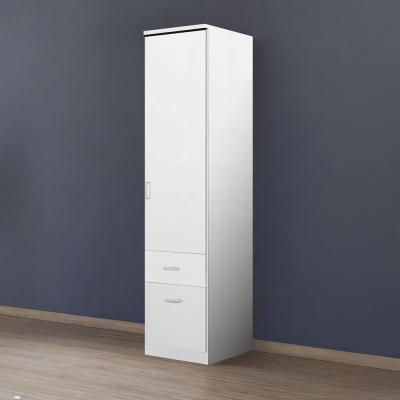 Rauch Celle Matt 47cm 1 RH Door Wardrobe with Drawer - Alpine White