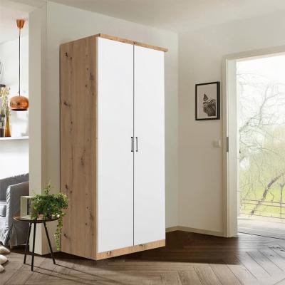 Rauch Celle Matt 91cm 2 Door Wardrobe - Artisan Oak and Alpine White