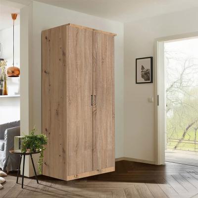 Rauch Celle Matt 91cm 2 Door Wardrobe - Artisan Oak and Sonoma Oak