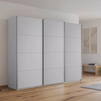 Rauch Kulmbach 271cm 3 Door Sliding Wardrobe - Silk Grey