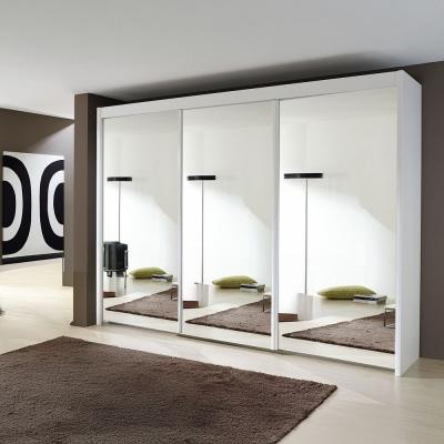 Rauch Imperial 250cm 3 Door Mirrored Sliding Wardrobe - Alpine White