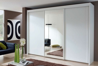 Product photograph of Rauch Amalfi Mirror Sliding Wardrobe - Variation Available from Choice Furniture Superstore