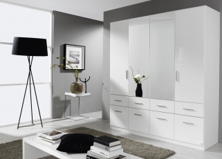Product photograph of Celle High Gloss Wardrobe from Choice Furniture Superstore