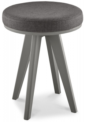 Product photograph of Bentley Designs Brunel Scandi Oak And Dark Grey Stool from Choice Furniture Superstore