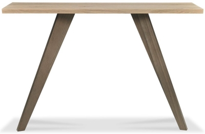 Product photograph of Bentley Designs Cadell Aged Oak Console Table from Choice Furniture Superstore