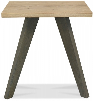Product photograph of Bentley Designs Cadell Aged Oak Lamp Table from Choice Furniture Superstore