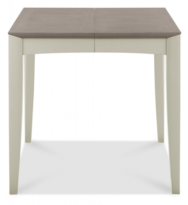 Product photograph of Bentley Designs Bergen Grey Washed Oak And Soft Grey 2 To 4 Seater Extending Dining Table from Choice Furniture Superstore