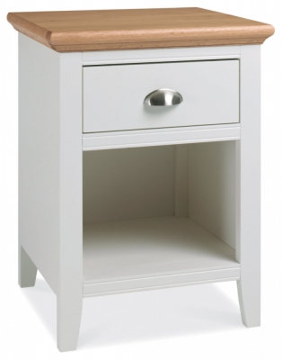 Bentley Designs Hampstead Two Tone 1 Drawer Bedside Cabinet