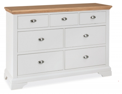 Product photograph of Bentley Designs Hampstead Two Tone 3 4 Drawer Chest from Choice Furniture Superstore