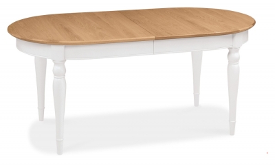 Product photograph of Bentley Designs Hampstead Two Tone 8 Seater Extending Dining Table from Choice Furniture Superstore