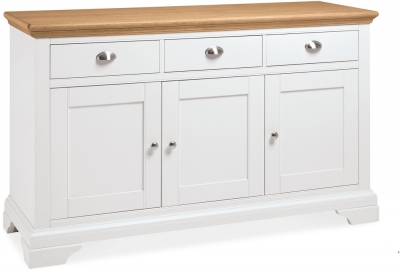 Product photograph of Bentley Designs Hampstead Two Tone Wide 2 Door Sideboard from Choice Furniture Superstore