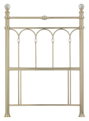 Bentley Designs Krystal Champagne Brass Headboard Comes In 3ft Single And 5ft King Size Options