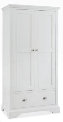 Bentley Designs Hampstead White 2 Door Combi Wardrobe