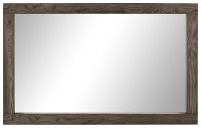 Product photograph of Bentley Designs Turin Dark Oak Landscape Mirror from Choice Furniture Superstore