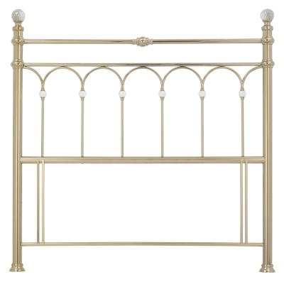 Product photograph of Bentley Designs Krystal Champagne Brass 5ft King Size Headboard from Choice Furniture Superstore