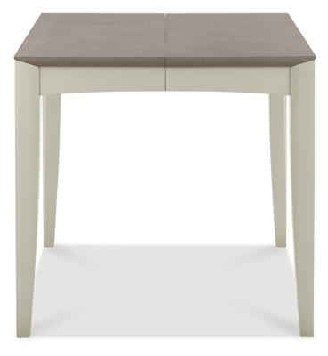 Bentley Designs Bergen Grey Washed Oak and Soft Grey 4 Seater Extending Dining Table