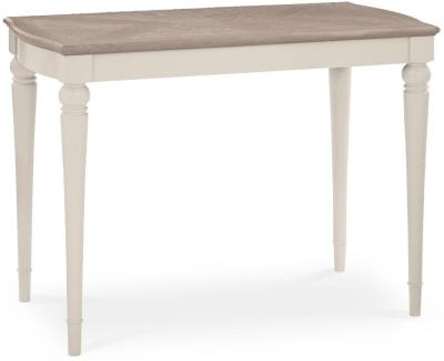 Product photograph of Bentley Designs Montreux Grey Washed Oak And Soft Grey Bar Table from Choice Furniture Superstore