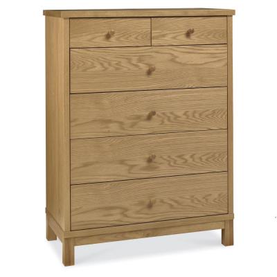 Bentley Designs Atlanta Oak 4+2 Drawer Chest thumbnail