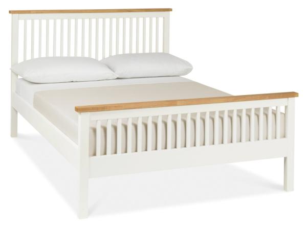 Bentley Designs Atlanta Two Tone 4ft 6in Double High Footend Bed