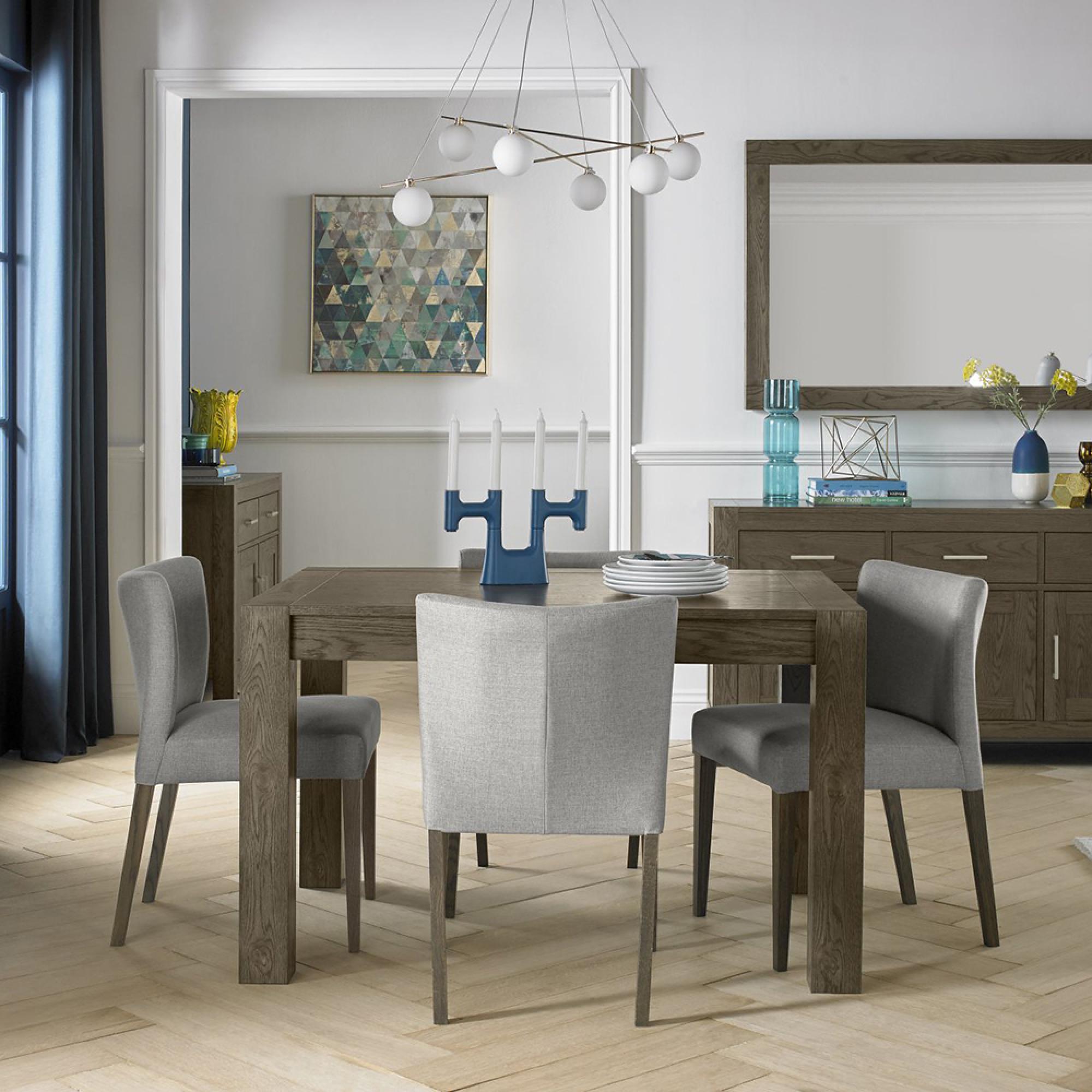 Bentley Designs Grey Extending Dining Table And Chairs Bentley - Main Image