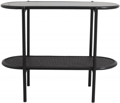 Product photograph of Nordal Surma Black Side Table from Choice Furniture Superstore