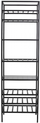 Product photograph of Nordal Beas Black Tall Bookcase from Choice Furniture Superstore