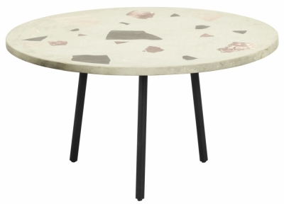 Product photograph of Nordal Pistachio Green Terrazzo Coffee Table from Choice Furniture Superstore