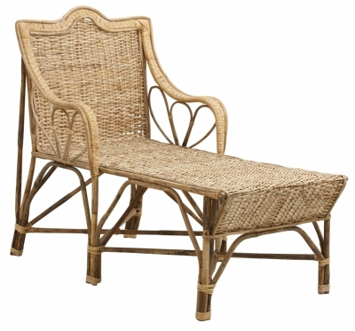 Product photograph of Nordal Zeya Natural Rattan Lounge Armchair from Choice Furniture Superstore