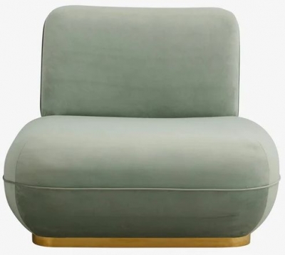 Product photograph of Nordal Iseo Lounge Mint Green Chair from Choice Furniture Superstore