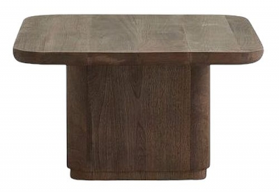 Product photograph of Nordal Toke Dark Brown Square Coffee Table from Choice Furniture Superstore