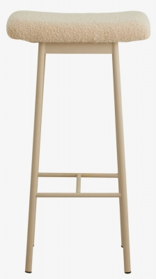 Product photograph of Nordal Zala Beige Upholstered Fabric Bar Stool from Choice Furniture Superstore