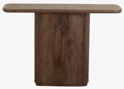 Product photograph of Nordal Toke Mango Wood Console Table from Choice Furniture Superstore