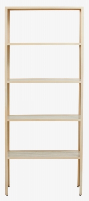 Product photograph of Nordal Jungo Natural Marble Bookcase from Choice Furniture Superstore