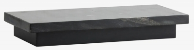 Product photograph of Nordal Pau Black Marble Small Wall Shelf from Choice Furniture Superstore
