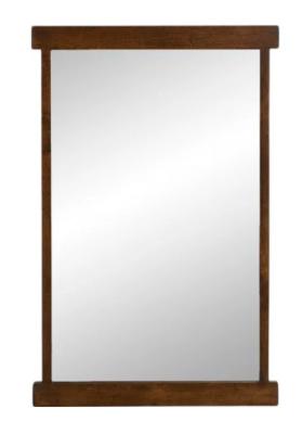 Nordal Ardea Brich Wood Mirror 52cm X 80cm