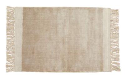 Nordal Filuca Shiny Beige Rug 90cm X 60cm Set Of 2