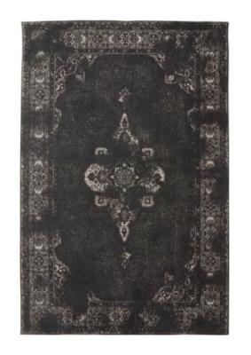 Nordal Grand Black Woven Rug 240cm X 160cm