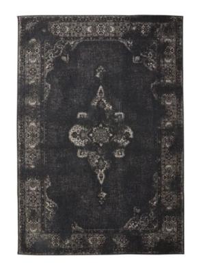 Nordal Grand Black Woven Rug 90cm X 60cm Set Of 2