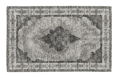 Nordal Venus Dusty Grey Woven Rug 90cm X 60cm Set Of 2