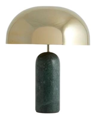 Nordal Atlas Green Marble Table Lamp