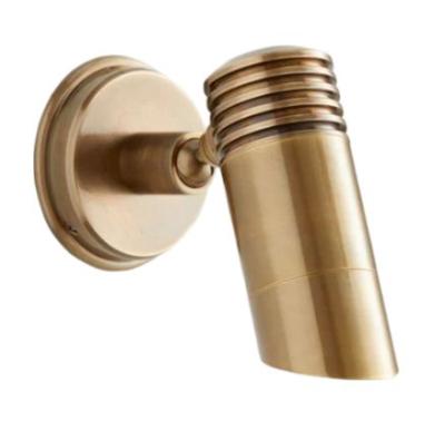 Product photograph of Nordal Bragi Brass Outdoor Wall Lamp from Choice Furniture Superstore