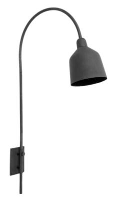 Nordal City Matt Black Wall Lamp